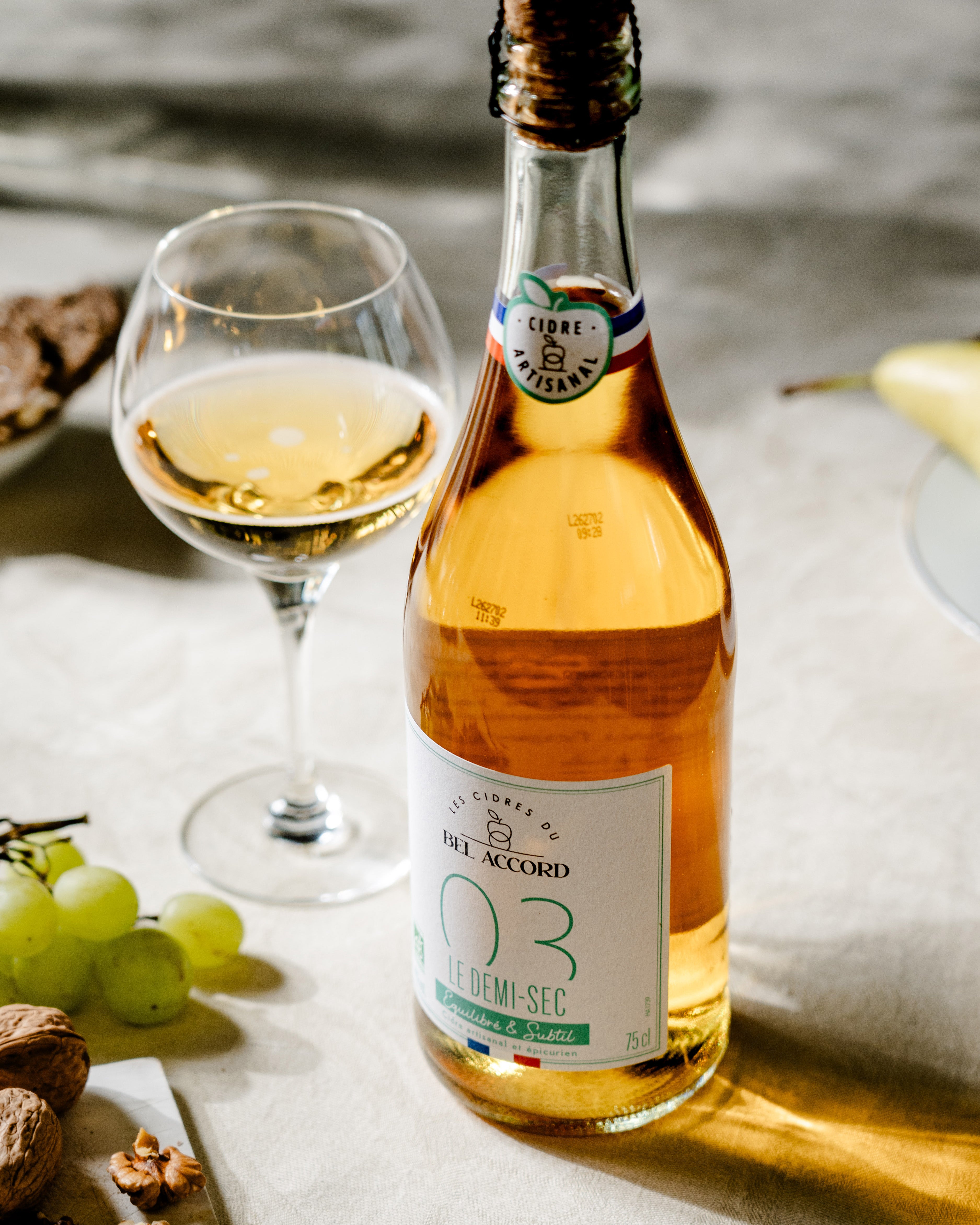 Cidre 03- Le Demi-Sec BIO 4,0% (75cl) - Carton 6 Bouteilles