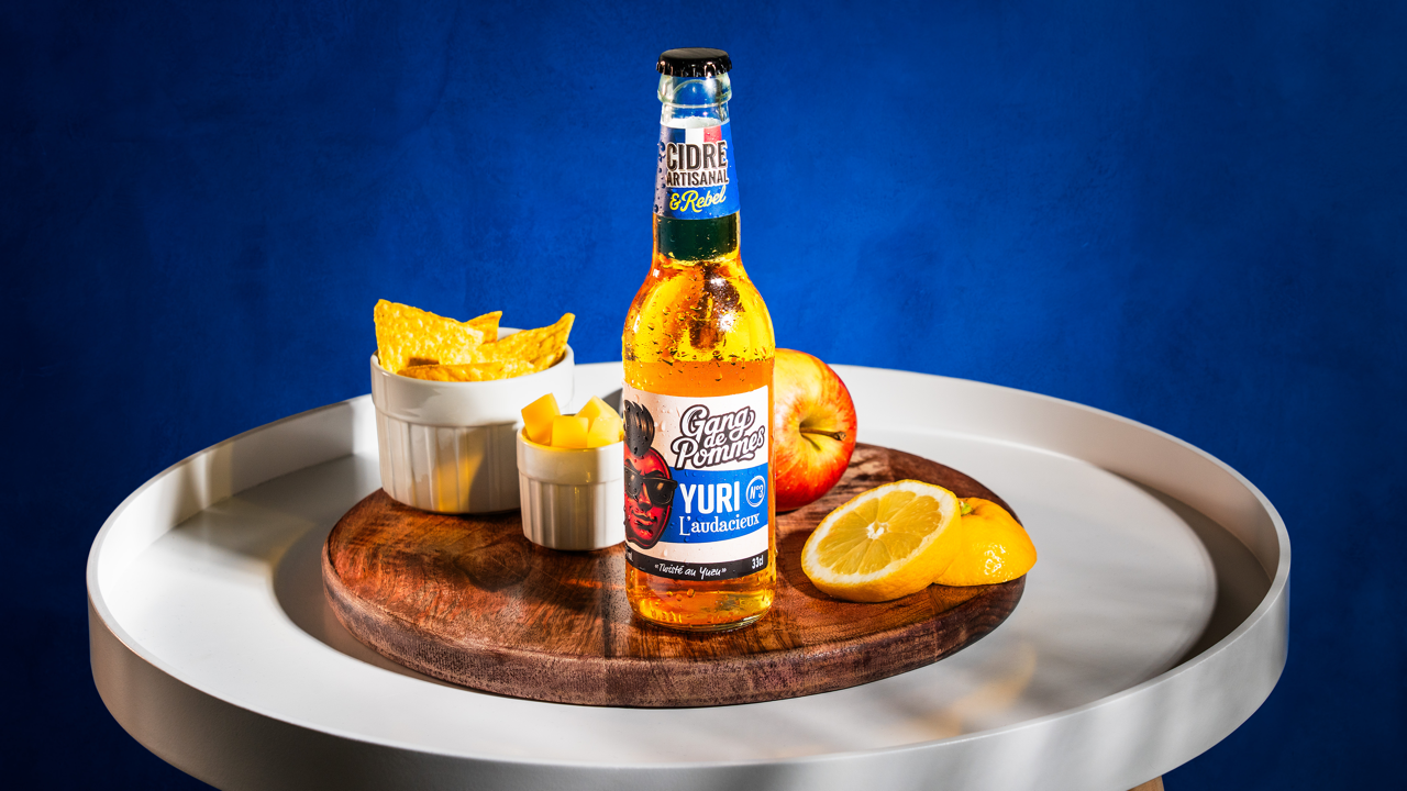 Cidre Yuri, L'Audacieux 2,5% (33cl) - Carton 12 Bouteilles